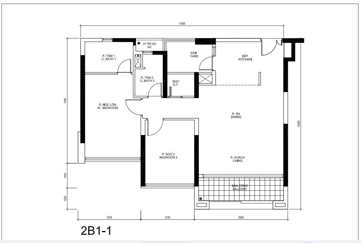 Bán Căn Hộ The Estella 1- 104m2 – 2PN -Nội Thất Mới – CĐT Keppel Land